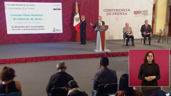 Niños de 5 a 11 años recibirán vacuna Pfizer, anuncia López-Gatell