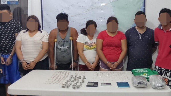 Caen 7 narcomenudistas con más de 250 dosis de droga en Tulum