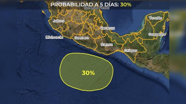 Amenaza segundo potencial huracán en el Pacifico