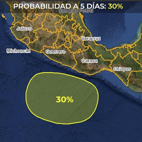 Amenaza segundo potencial huracán en el Pacifico