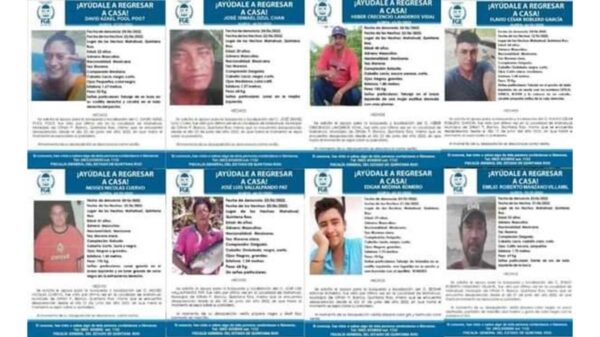 Seis de los ocho cuerpos hallados en Yucatán corresponden a desaparecidos de Xcalak