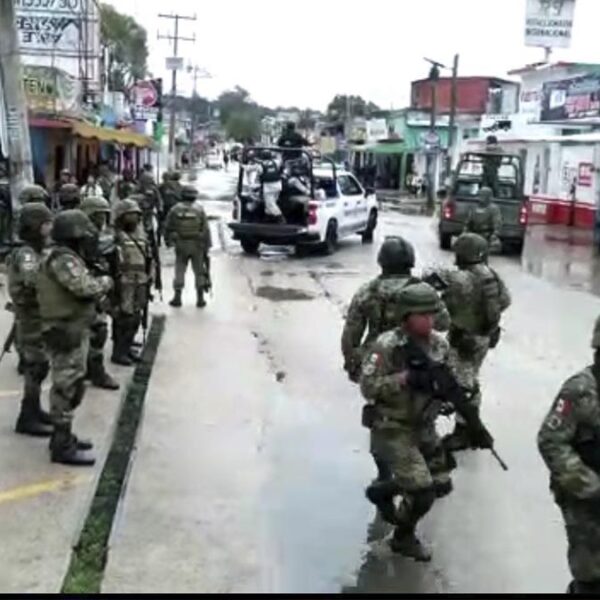 "Restablece" Ejército Mexicano el orden en Chiapas