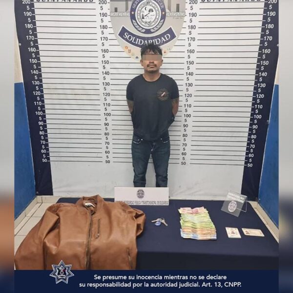 Detienen en Playa Del Carmen a sospechoso por ejecución de funcionario