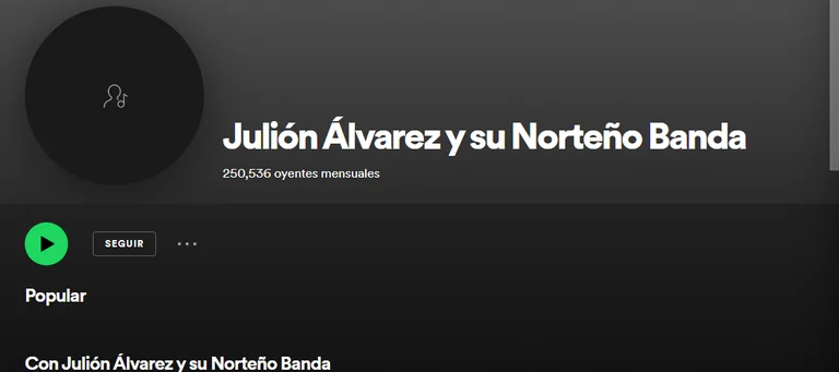 Spotify baja las canciones de Julión Álvarez
