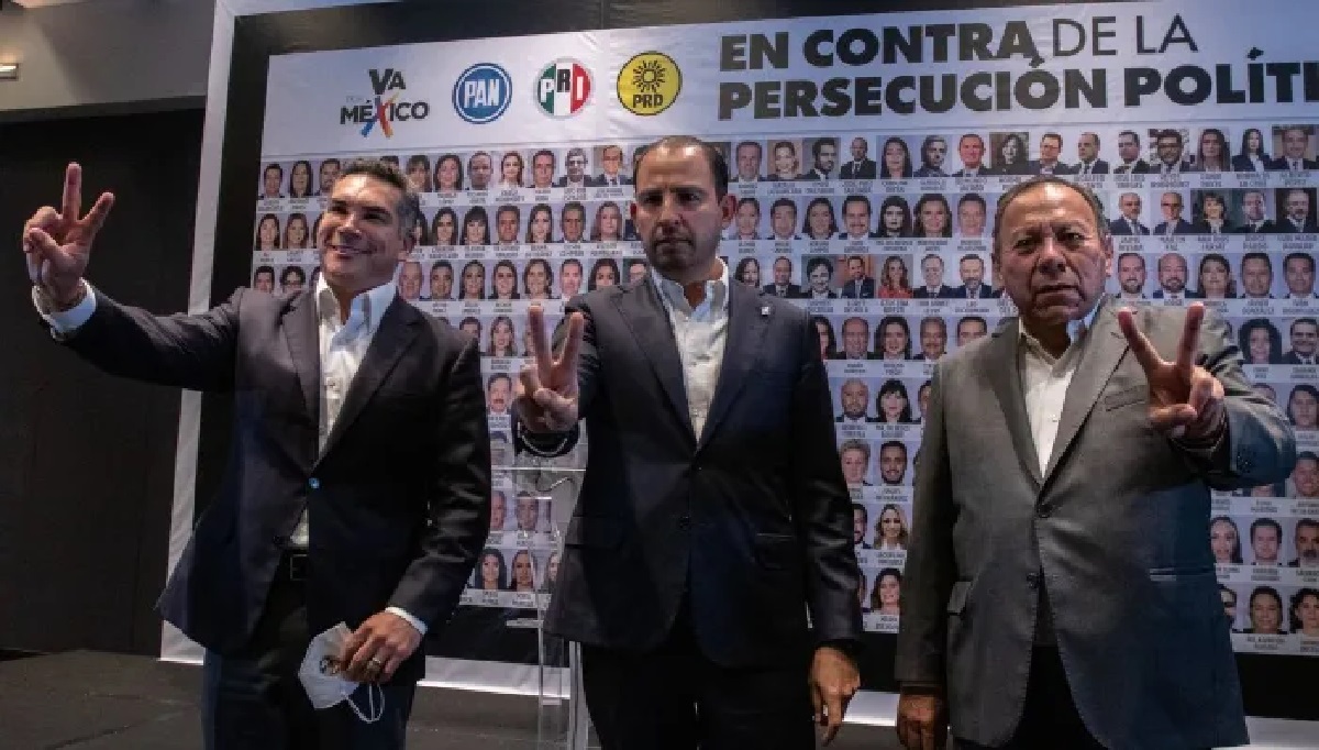 Marko Cortés, al igual que Alejandro Moreno, se morirá con la suya, la inútil alianza Va por México; del fantasma perredista que aparece a la extrema derecha ni hablar, está muerto y no se ha dado cuenta.