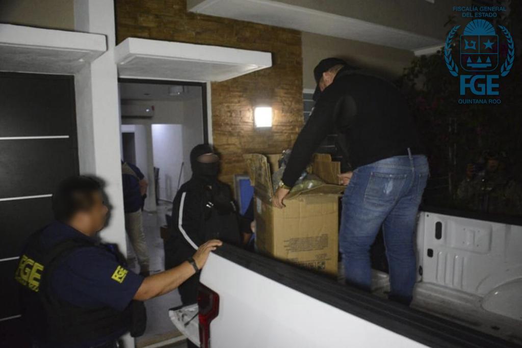 Decomisan más de 200 kilos de drogas en una vivienda de Santa Fe III de Cancún; operativo conjunto del Grupo de Coordinación Estatal.