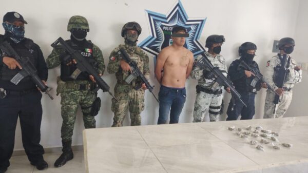 Detenido con droga en la zona costera de Tulum.