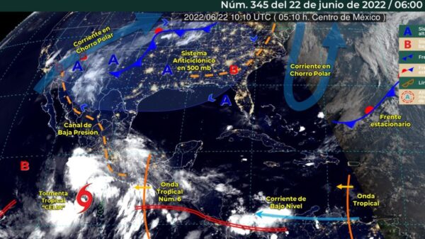 Pronóstico del clima para hoy miércoles 22 de junio en Quintana Roo.