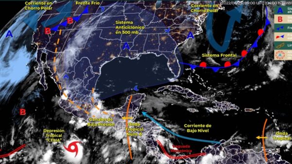 Pronóstico del clima para hoy martes 21 de junio en Quintana Roo.