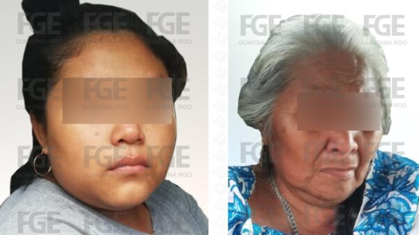 Detienen a dos narcomujeres en la Zona Maya de Quintana Roo.