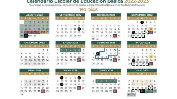 Habrá una semana más de vacaciones en educación básica.
