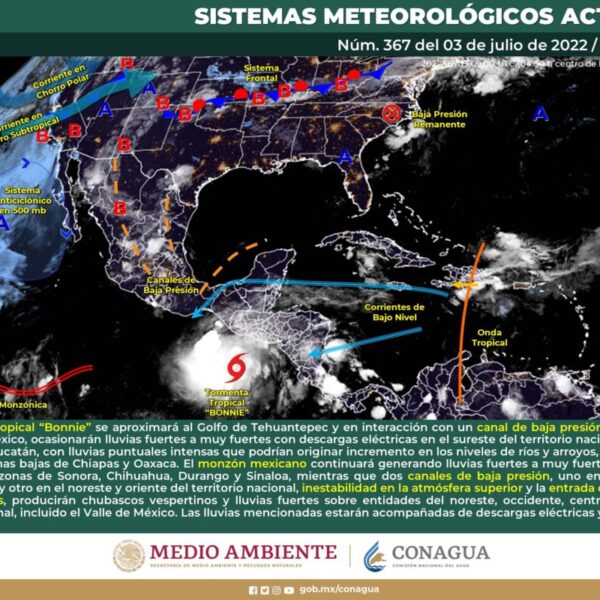 Pronóstico del clima para hoy domingo 3 de julio en Quintana Roo.