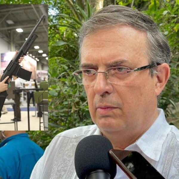 Amenaza Ebrard a EE.UU con crear "alertas de tráfico de armas"