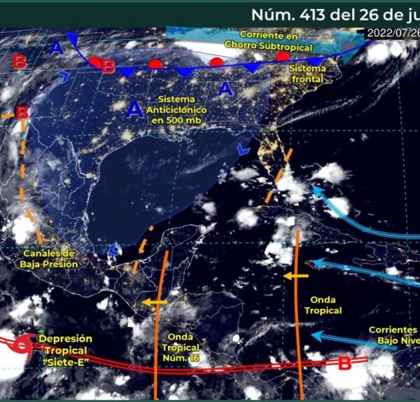 Pronóstico del clima para hoy martes 26 de julio en Quintana Roo.