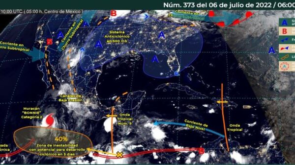 Pronóstico del clima para hoy miércoles 6 de julio en Quintana Roo.