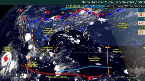 Pronóstico del clima para hoy domingo 31 de julio en Quintana Roo.