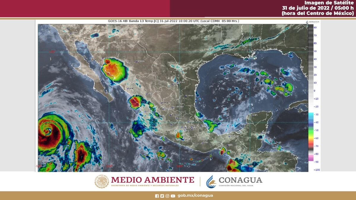 Pronóstico del clima para hoy domingo 31 de julio en Quintana Roo; cielo nublado con probabilidad de chubascos por la tarde.