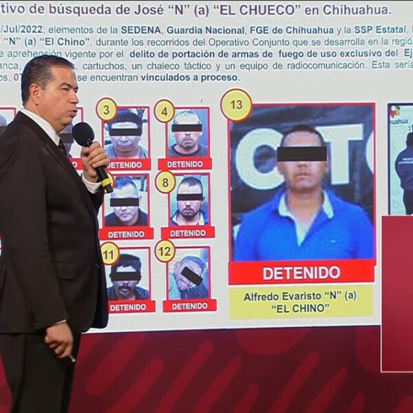 Cae ‘El Chino’, del grupo de ‘El Chueco’; suman 13 detenidos