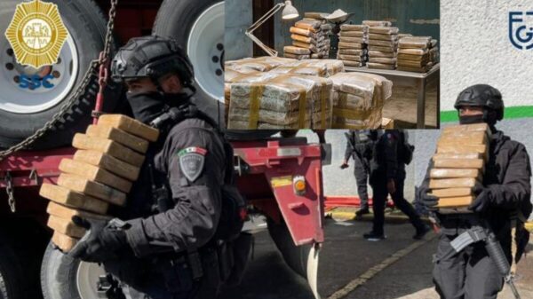 Golpe histórico, decomisan mas de una tonelada de cocaína en CDMX