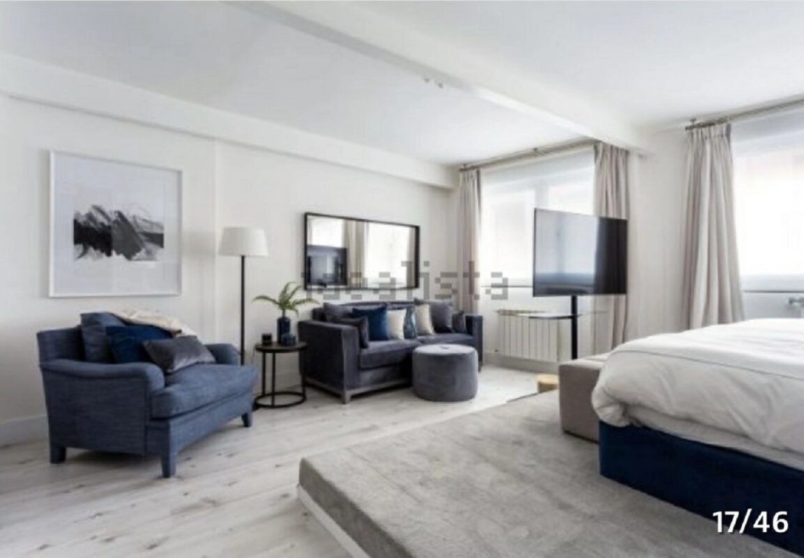 El departamento puesto a la venta por el ex presidente Enrique Peña Nieto se encuentra en uno de los barrios más caros y lujosos del centro de Madrid. Foto extraída del portal inmobiliario Idealista.com