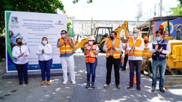 Inicia Aguakan trabajos de agua potable y alcantarillado en Puerto Morelos