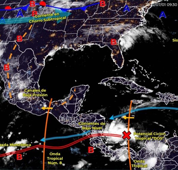 Pronóstico del clima para hoy viernes 1 de julio en Quintana Roo.