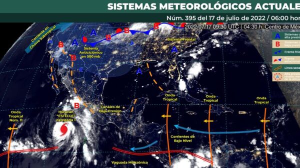Pronóstico del clima para hoy domingo 17 de julio en Quintana Roo.