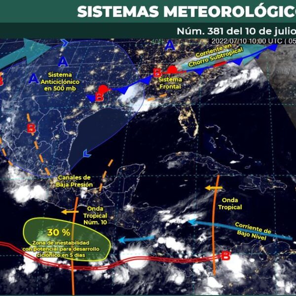 Pronóstico del clima para hoy domingo 9 de julio en Quintana Roo.