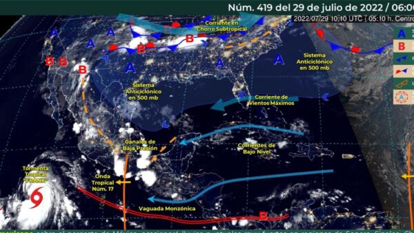 Pronóstico del clima para hoy viernes 29 de julio en Quintana Roo.
