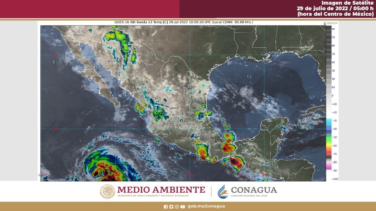 Pronóstico del clima para hoy viernes 29 de julio en Quintana Roo; ambiente templado y con posibilidad de chubascos para la región.