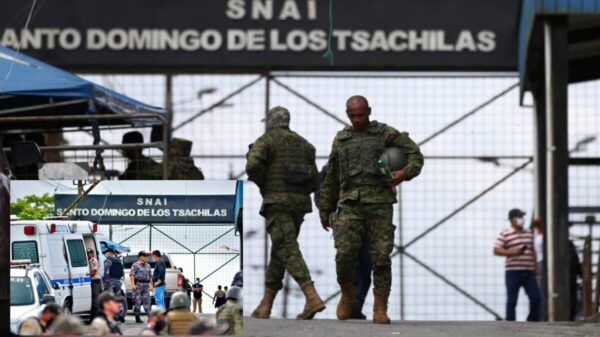 Motín en cárcel de Ecuador deja 13 presos muertos