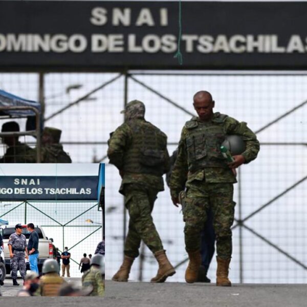 Motín en cárcel de Ecuador deja 13 presos muertos