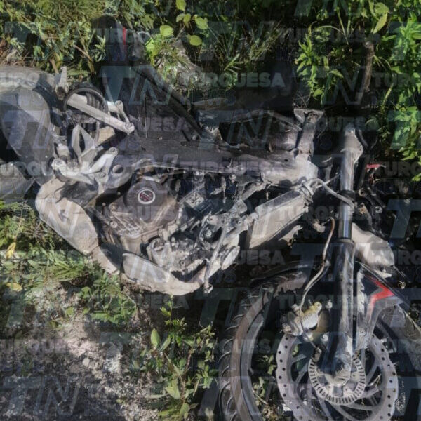 Fatal accidente de tránsito en Leona Vicario; motociclista pierde la vida