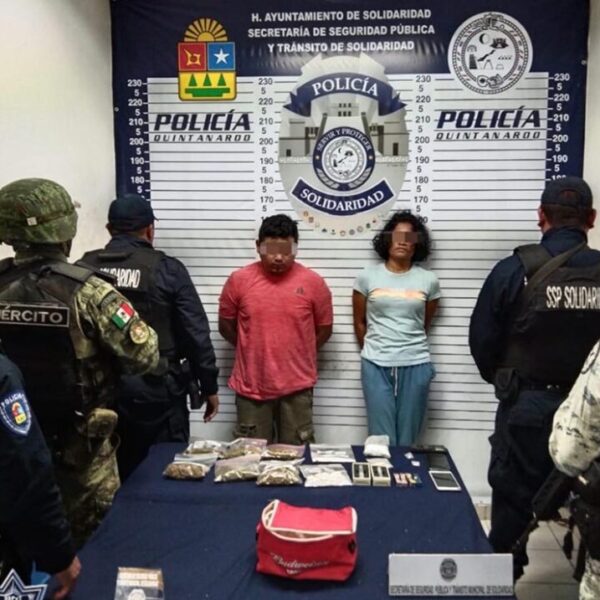 Detienen a presuntos Narcomenudistas en Playa del Carmen