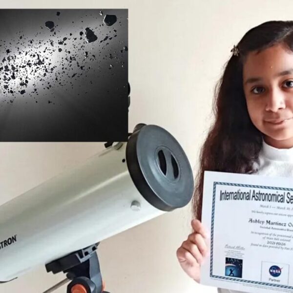 Niña mexicana descubre asteroide, la NASA la premia