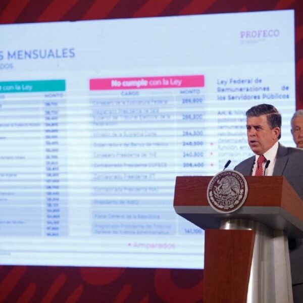 “Decenas de funcionarios públicos ganan hasta el doble que AMLO”