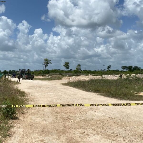 Hallan restos humanos en el fraccionamiento Rincón del Prado en Cancún (VIDEO).