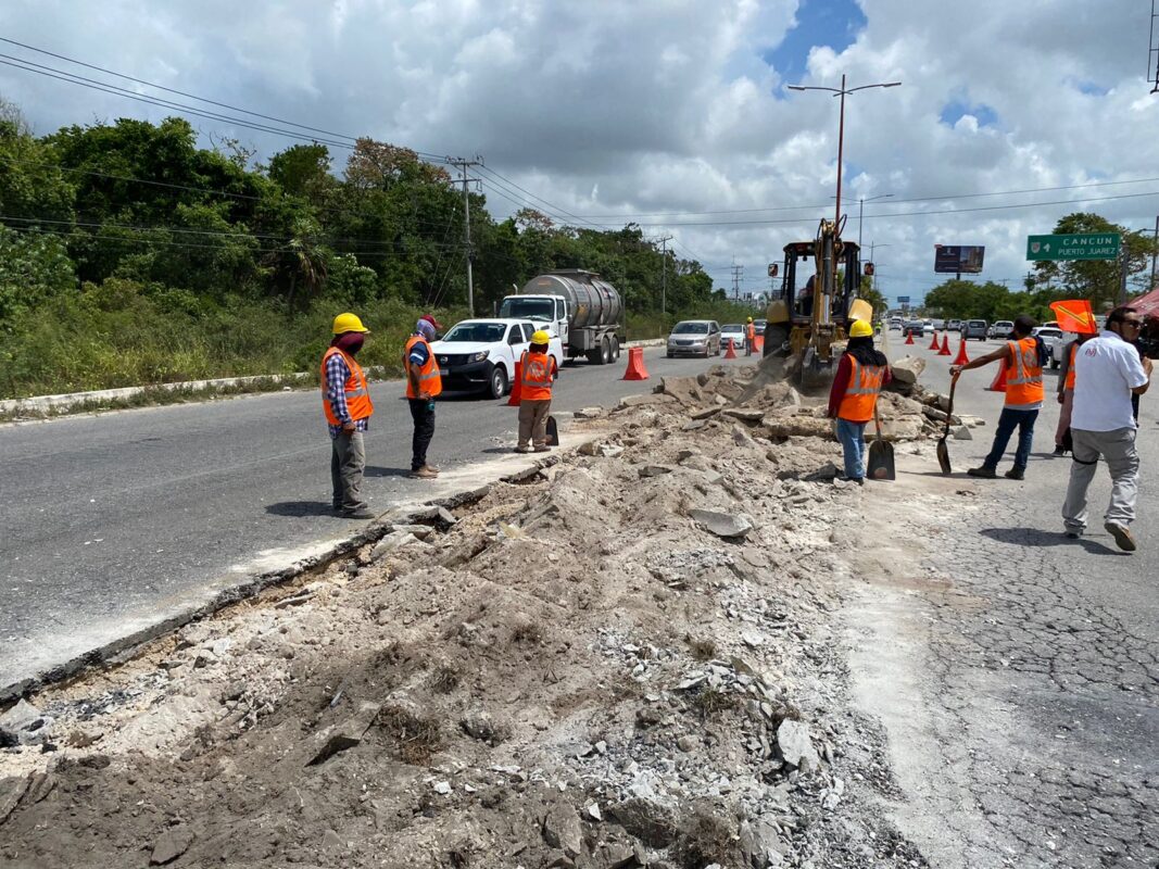 Cancún: Conoce las vías alternas por la rehabilitación del bulevar Colosio; buscan dar fluidez al tránsito hacia el aeropuerto.