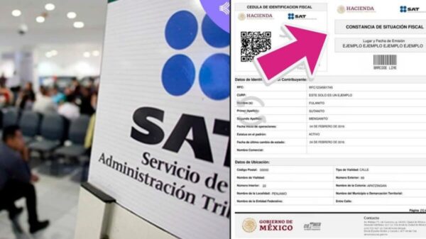Dice el SAT que nunca pidió la constancia de situación fiscal.