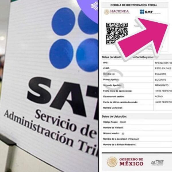 Dice el SAT que nunca pidió la constancia de situación fiscal.