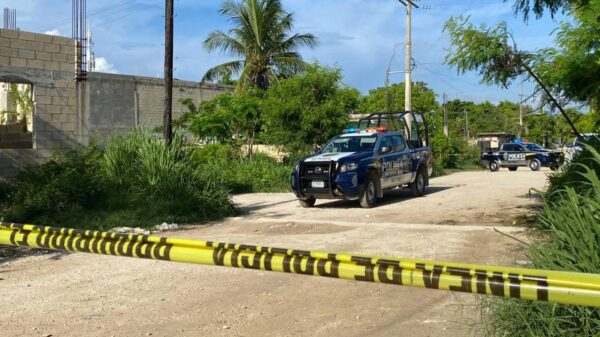 Hallan un ejecutado en los límites con la Zona Continental de Isla Mujeres (VIDEO)
