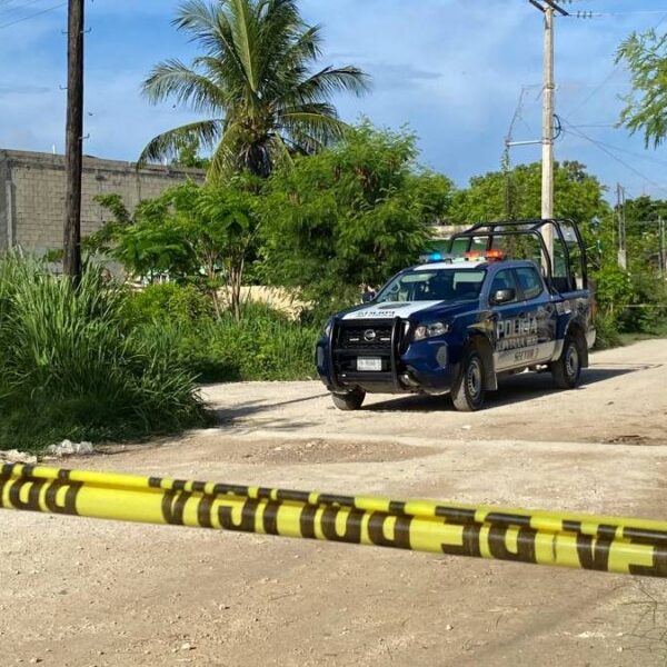 Hallan un ejecutado en los límites con la Zona Continental de Isla Mujeres (VIDEO)