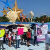 Protestan en glorieta del Cebiche de Cancun por desaparición de menor