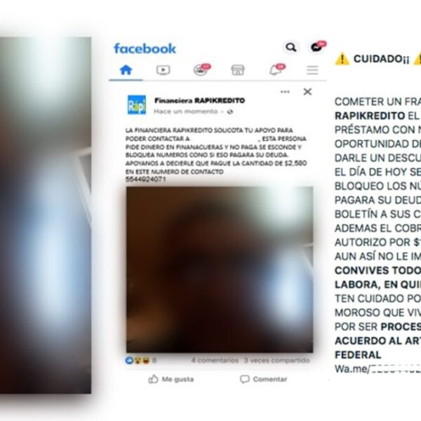 ¡Alerta! Montadeudas, nueva modalidad de extorsión vía redes sociales.