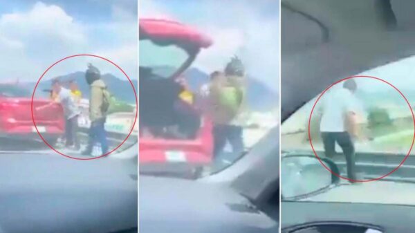 Identifican a moto-repartidor de comida que fue lanzado de un puente.