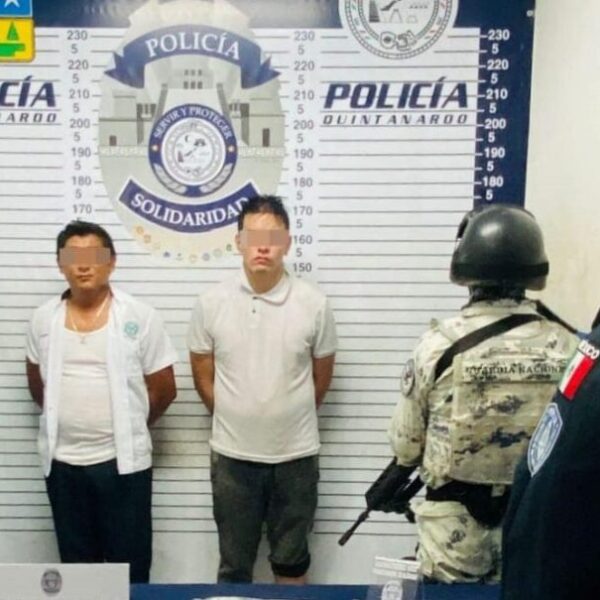 Caen con droga y armas en Misión de las Flores de Playa del Carmen.