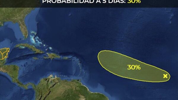 Amenaza zona de baja presión en el Atlántico