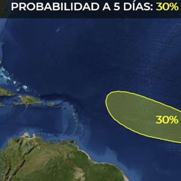 Amenaza zona de baja presión en el Atlántico