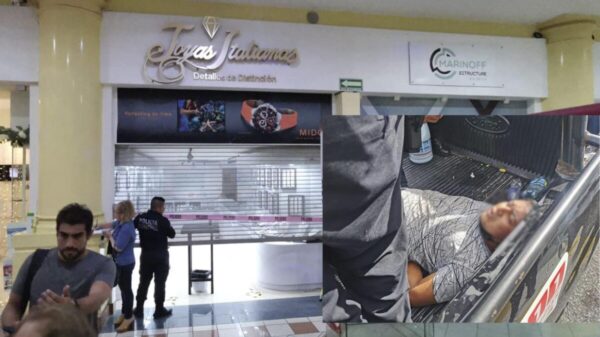 En violento asalto, atracan joyería en plaza Real de Campeche