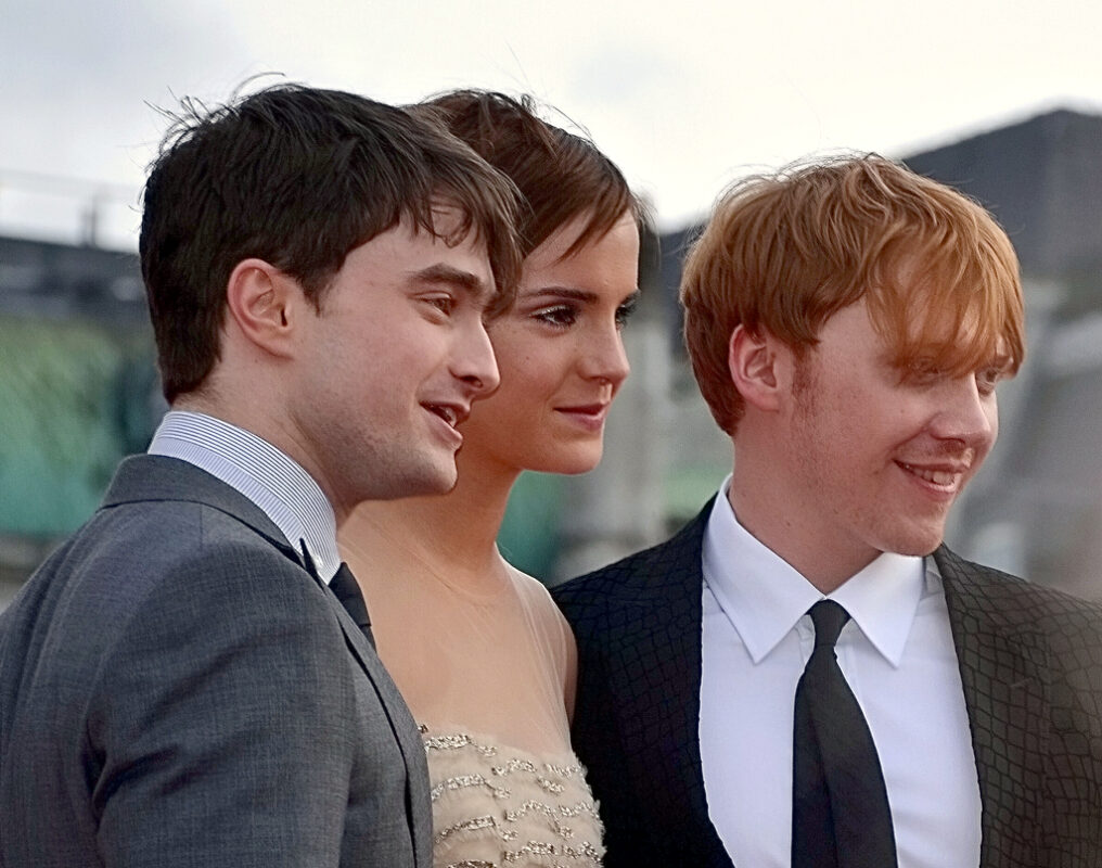 Así es la amistad de Emma Watson con Daniel Radcliffe y Rupert Grint